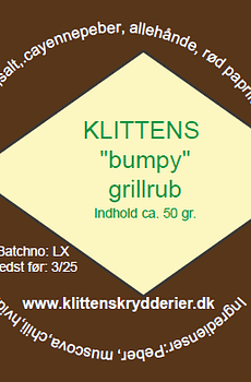 "bumpy" rub